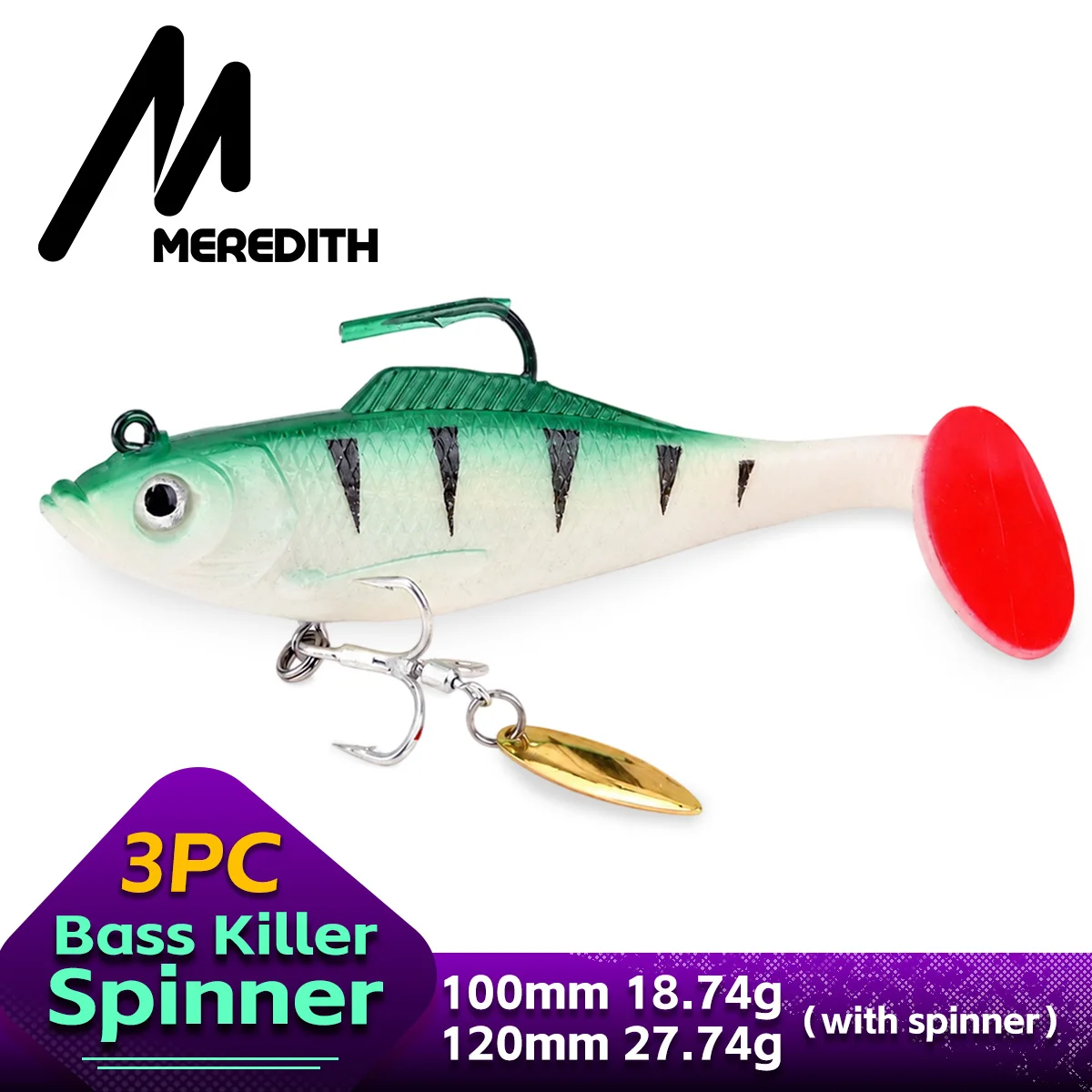 MEREDITH Spinning Lure 10cm 12 - Fishing Lure Blade Bait ulasan dan harga