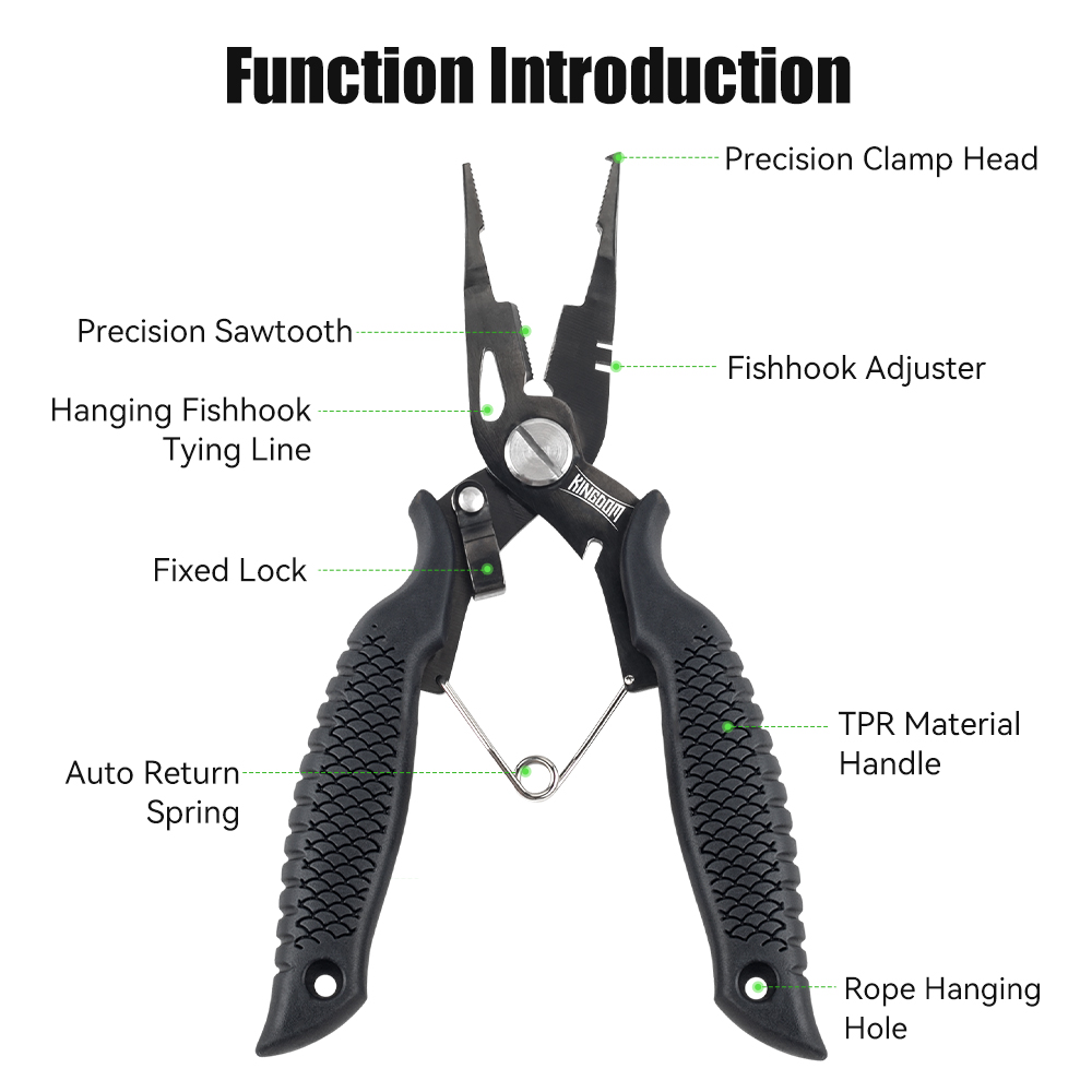Kingdom Fishing Pliers Multifu - Fishing Lure Making Kit ulasan dan harga