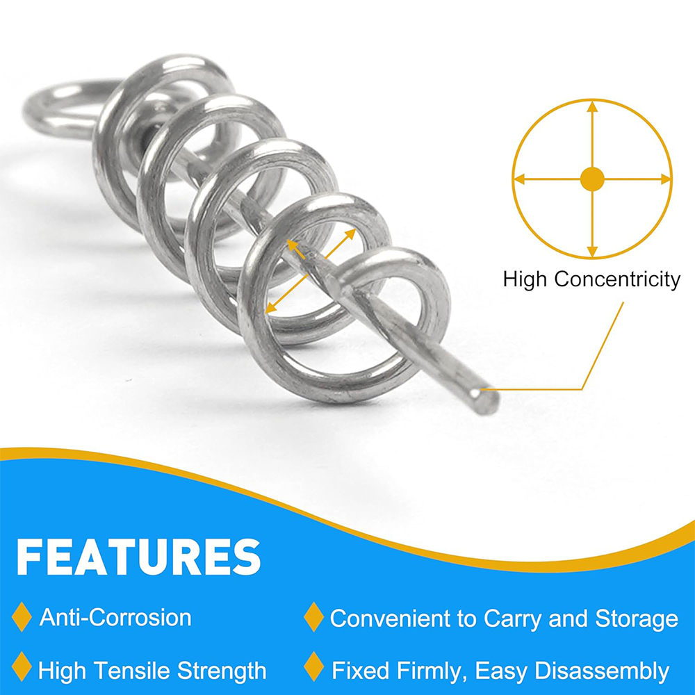 50Pcs Spring Twist Lock Fishin - Fishing Lure Crankbait ulasan dan harga