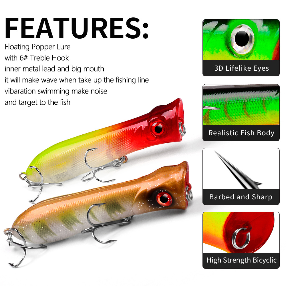 Premium Long Casting Popper fo - Fishing Lure Popper ulasan dan harga
