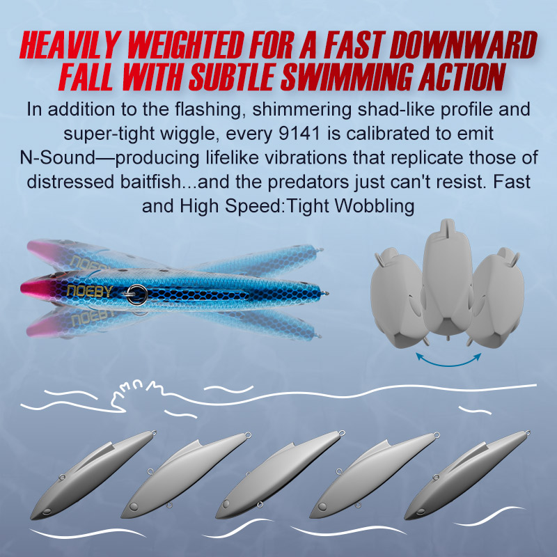 Noeby 3 Pieces 90mm 33g Sinkin - Fishing Lure Crankbait ulasan dan harga