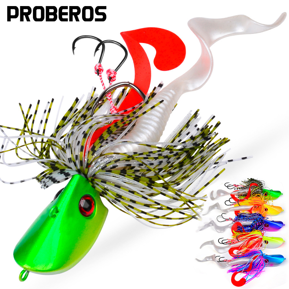 Proberos Wobbler Blackfish Bas - Fishing Lure Blade Bait ulasan dan harga