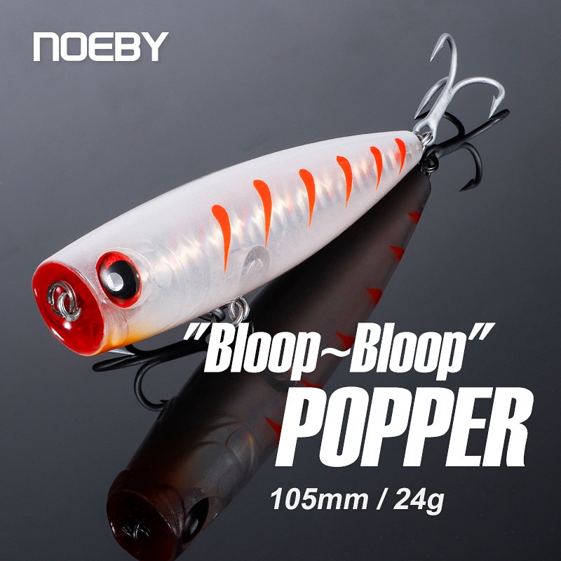 Noeby 105mm 24g Topwater Poppe - Fishing Lure Popper ulasan dan harga