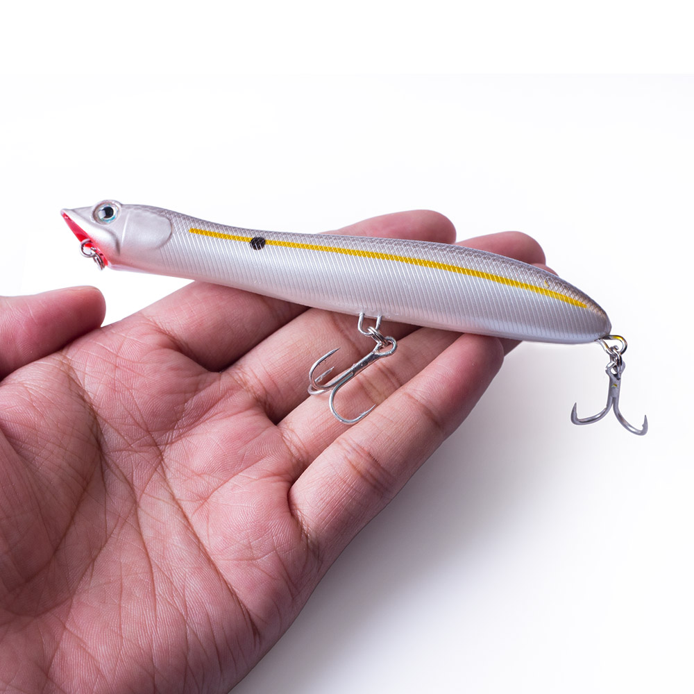 120mm/18g Topwater Pencil Popp - Fishing Lure Popper ulasan dan harga