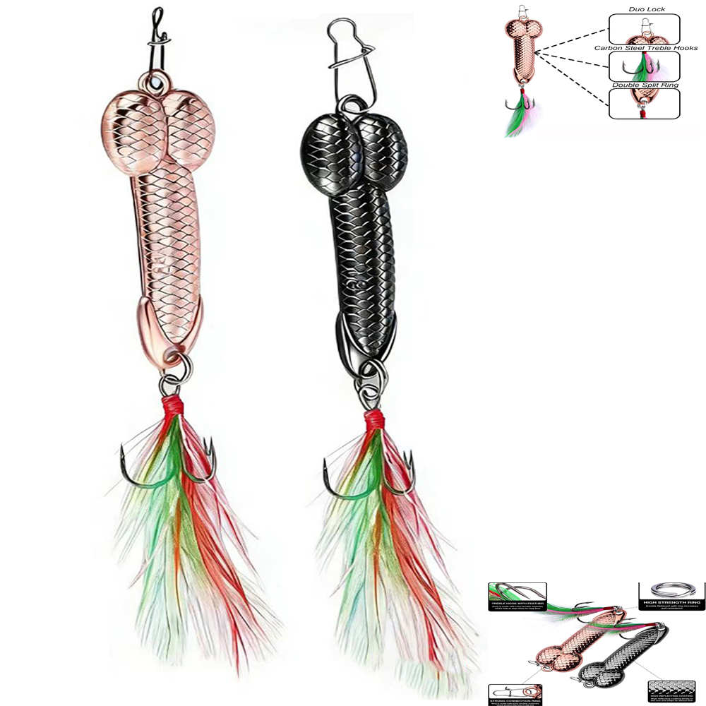 Metal Penis VIB Fishing Lure 3 - Fishing Lure Blade Bait ulasan dan harga