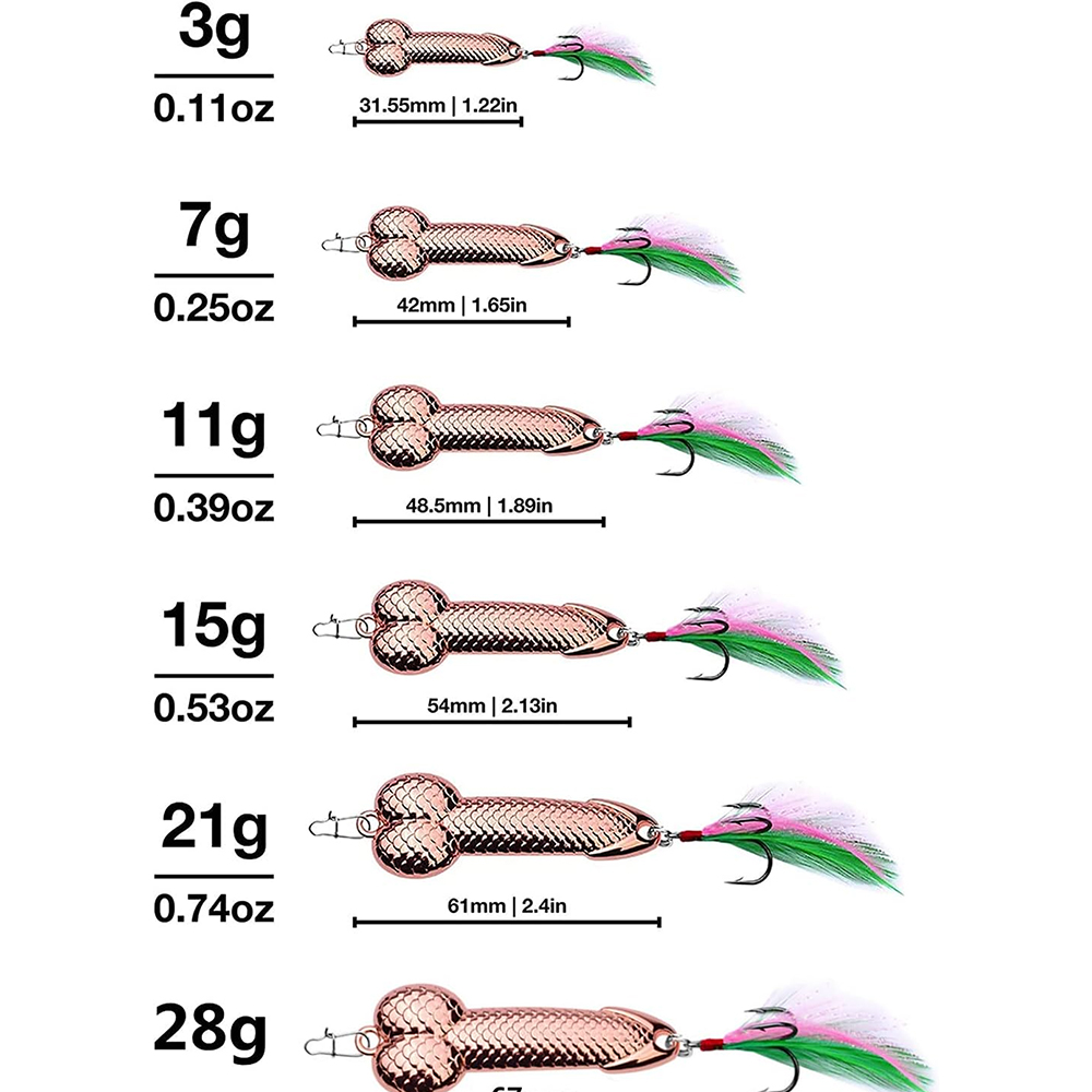 Metal Penis VIB Fishing Lure 3 - Fishing Lure Blade Bait ulasan dan harga
